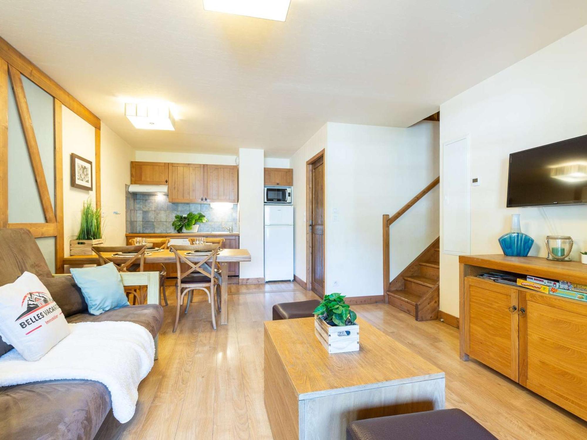 Appartement De 70 M² Au Centre-Ville Avec Piscine, Hammam, Sauna Et Balcon Bien Expose - Fr-1-296-392 Saint-Lary-Soulan Exteriér fotografie