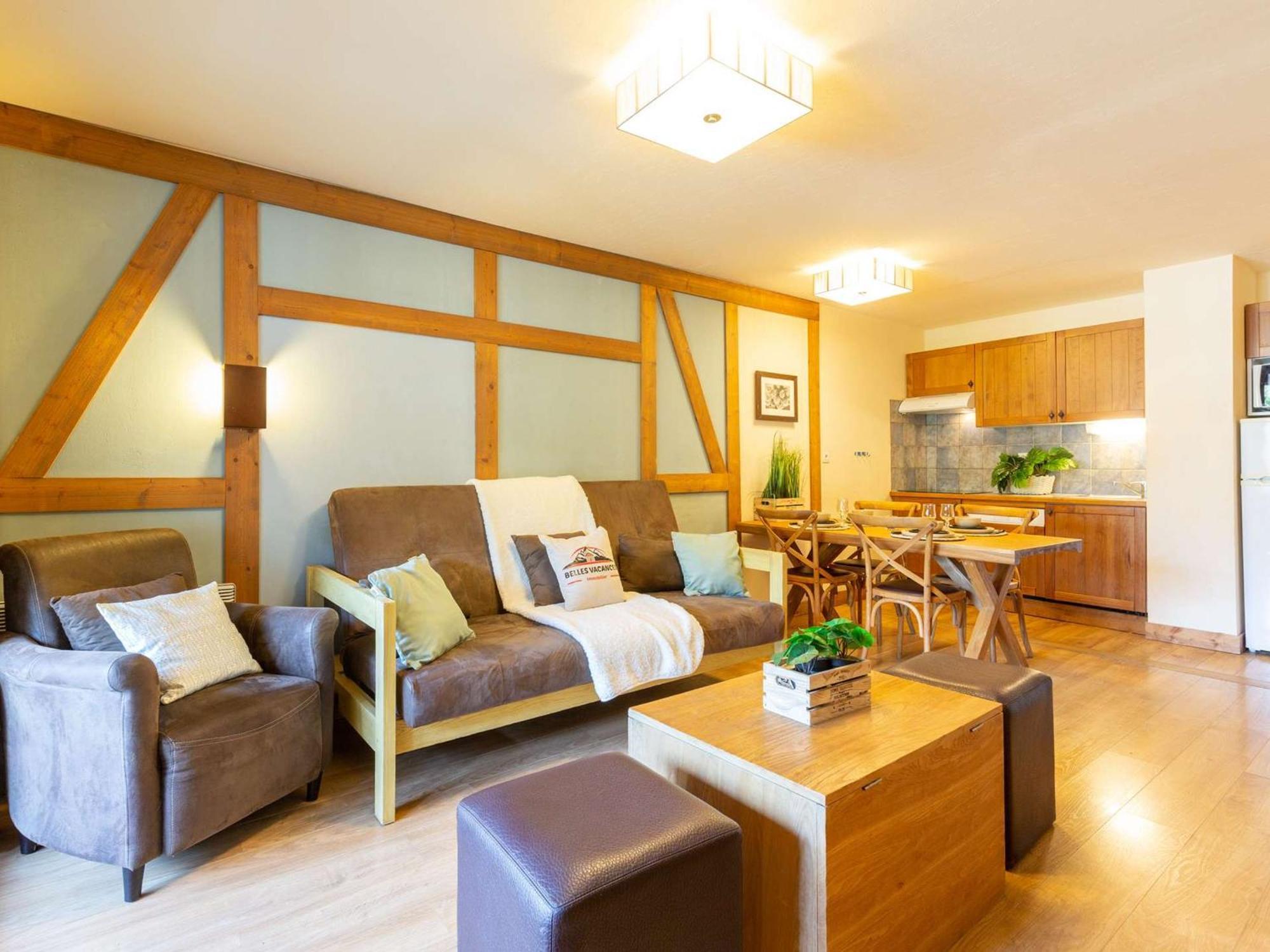 Appartement De 70 M² Au Centre-Ville Avec Piscine, Hammam, Sauna Et Balcon Bien Expose - Fr-1-296-392 Saint-Lary-Soulan Exteriér fotografie